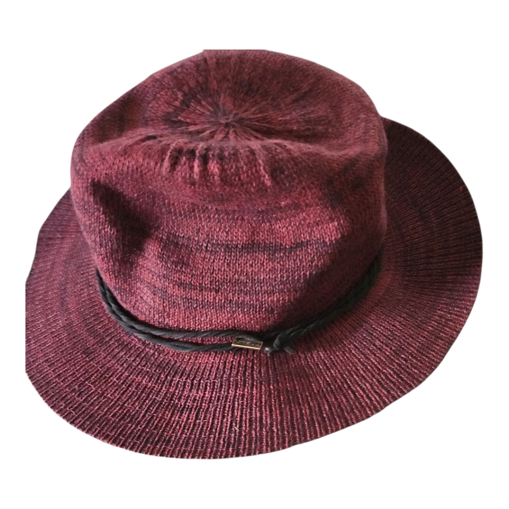 O'Neill Chenille Maroon Knit Fedora